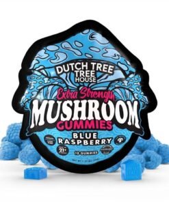 Blue Raspberry Extra-Strength Mushroom Gummies