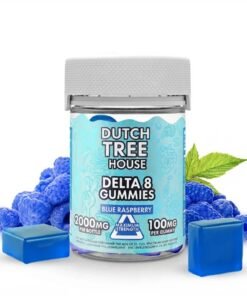 Blue Raspberry High-Potency Delta 8 THC Gummies