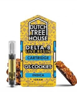 Live Resin Delta 8 Cartridge - GS Cookies - Indica 1g