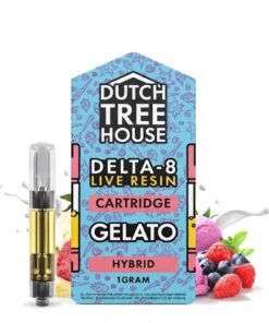 Live Resin Delta 8 Cartridge - Gelato - Hybrid 1g