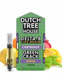 Live Resin Delta 8 Cartridge – Green Crack – Sativa 1g