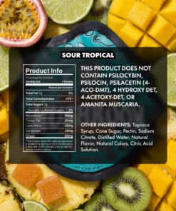 Sour Tropical Extra-Strength Mushroom Gummies